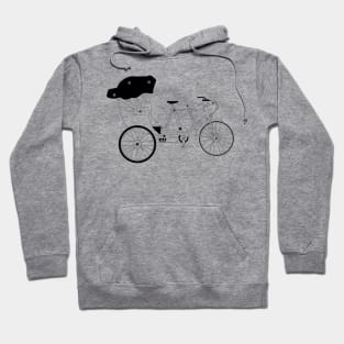 Rickshaw Black Outline Hoodie